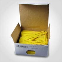 Yellow Twist Ties 2000 Pack