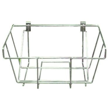 Metal Chrome basket for sign