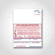 Hobart sp80 style k safe handling Scale Label