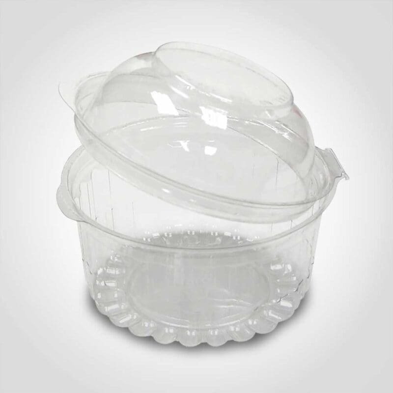 Deli Containers 8 Oz Sho Bowl With Hinged Dome Lid