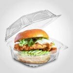 6 inch sandwich takeout disposable container