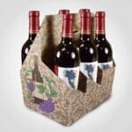 Wine Carry Out Box for 6 Bottles