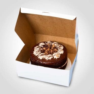 10 inch Cake Box White 100 Pack