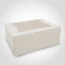 Donut Box with Window 10.25 x 8 x 4 inch - 200 Pack