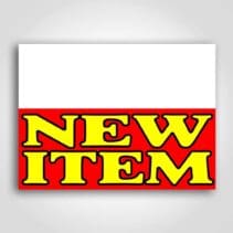 New Item Vinyl Tag - 600 Pack