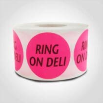 Ring On Deli Label 1 roll of 500 stickers