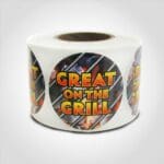 Great On The Grill Label 1 roll of 500 stickers