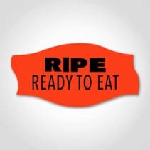 Ripe Ready To Eat Label