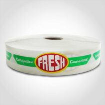 Fresh Satisfaction Guaranteed Label