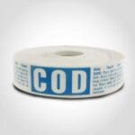 Cod label 1 roll of 500 sticker