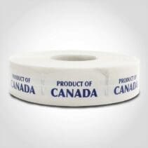 Product of Canada Label 1 roll of 1000 stickers