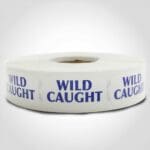 Wild Caught Label 1 roll of 1000 stickers