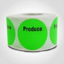 Produce with room to write Label 1 roll of 500 sticker