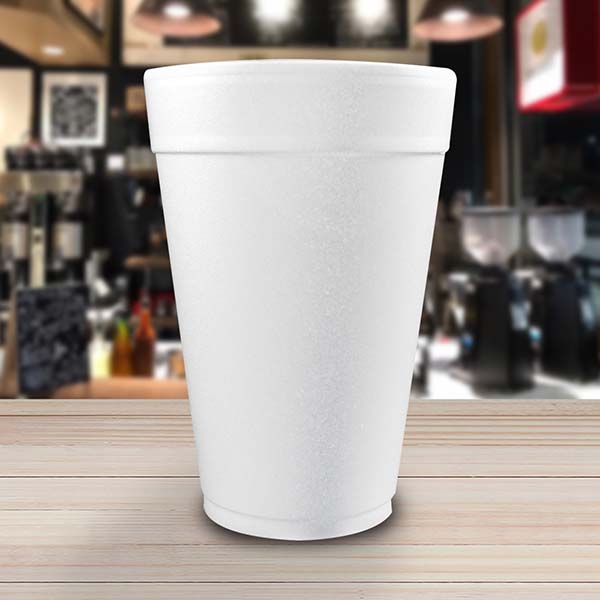 20 oz. Styrofoam Cup – 500 Pack (260724) – The Brenmar Company