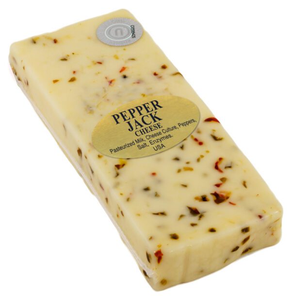 pepper jack cheese label in use