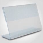 Acrylic Sign Holder Clear Slant Back Easel - 7" x 11"