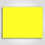 Ultra Day-Glo Fluorescent Yellow Sign Card 8.5" x 11"