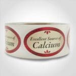 Excellent Source of Calcium - 1000 Pack stickers