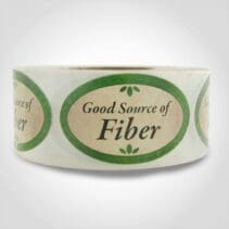 Good Source of Fiber Label - 1000 Pack stickers