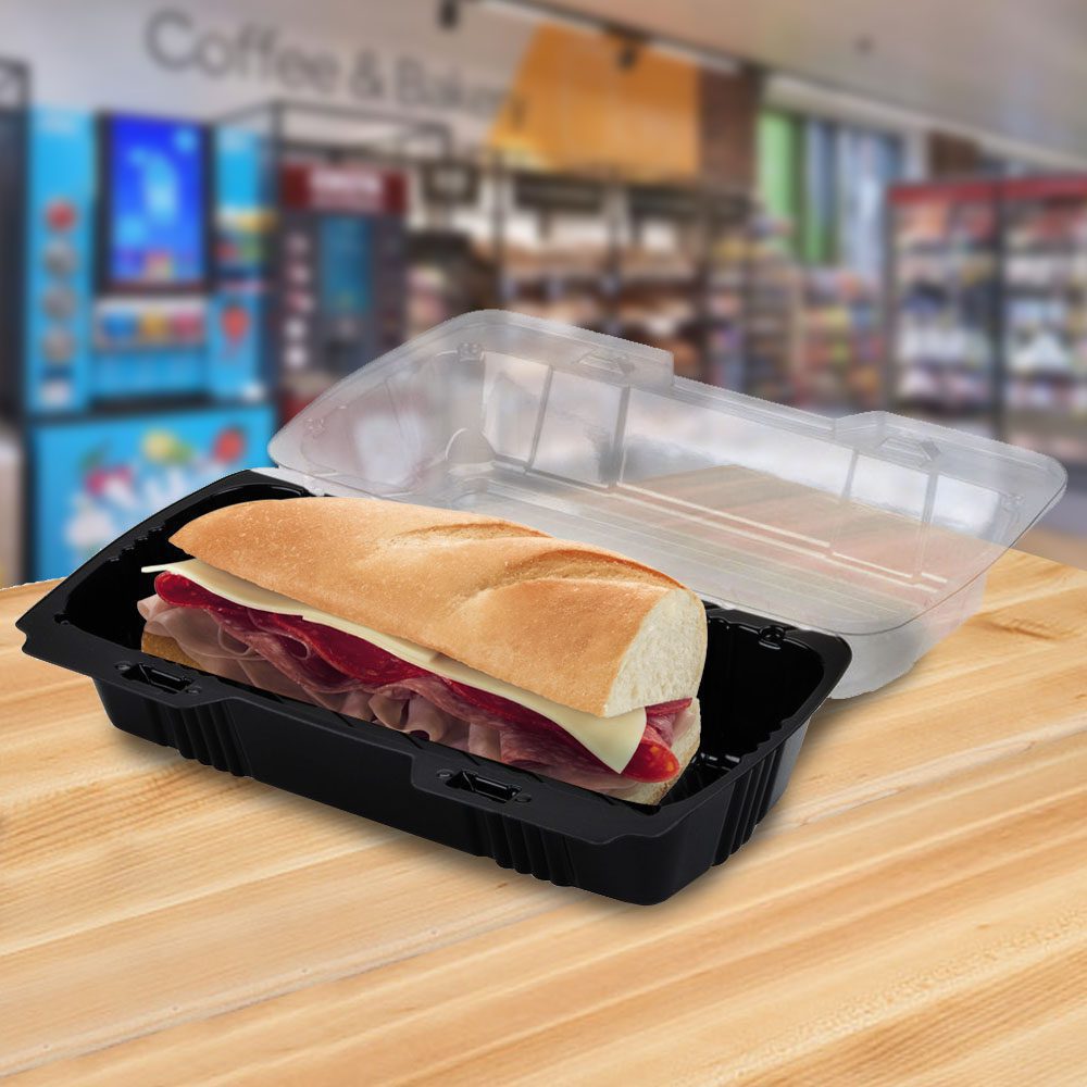YR9581 America Hot Sale Disposable Take Out Clamshell Food