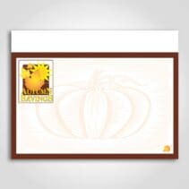 Autumn Savings Sign Card 3.5" x 5"