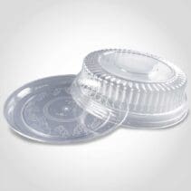 16 inch Clear Flat Elegant Trays with Lid