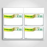 Produce Signs For Better Health Sign cards Laser 3.5" x 5.5"