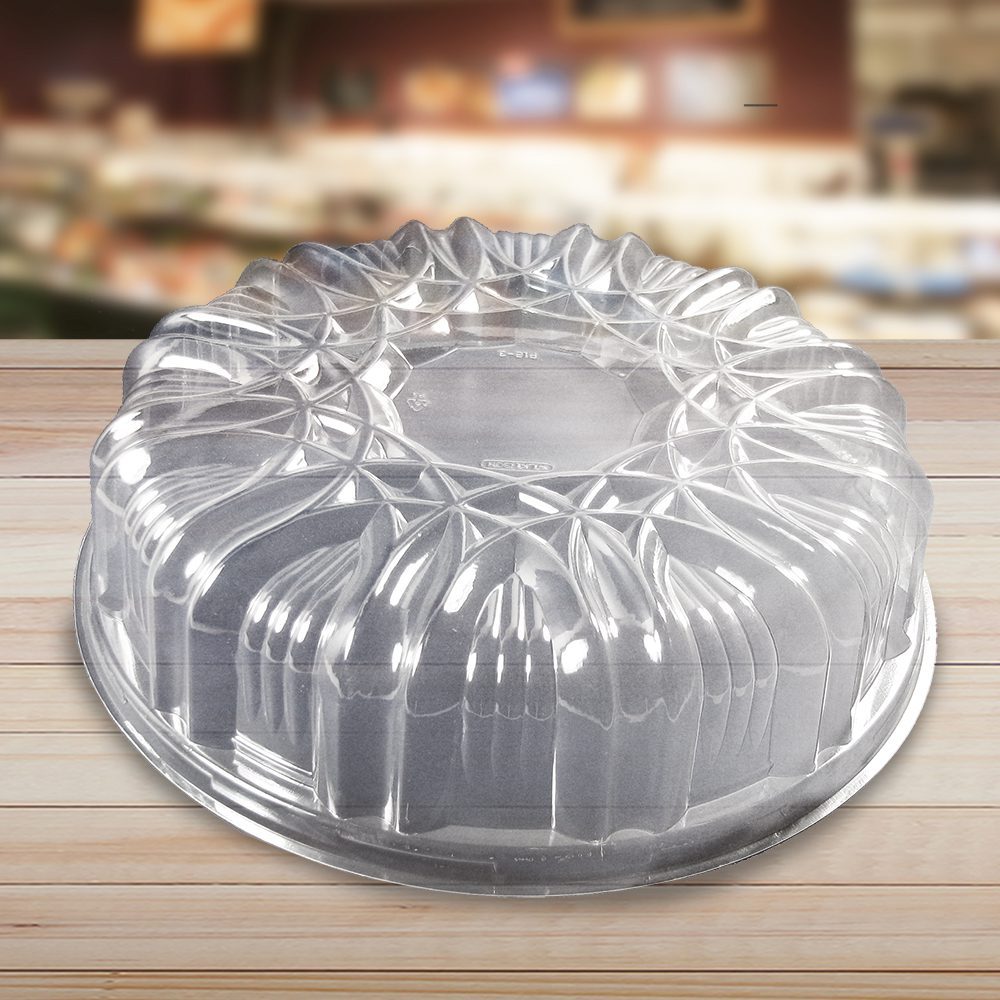TIN CAN DESSERT SILVER CONTAINERS WITH LID - DISPOSABLE