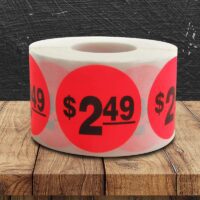 $2.59 Pricing Label  500 stickers 