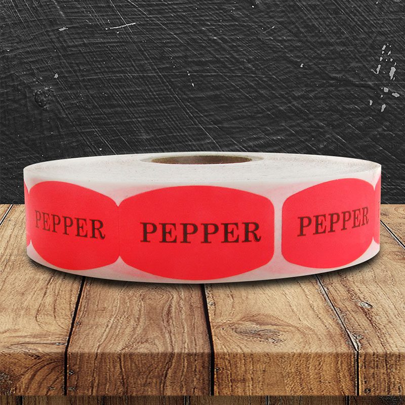 Pepper Labels | 1000 Stickers - Brenmarco.com