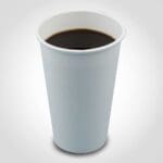 Coffee Cup 16 oz Single Wall White Paper