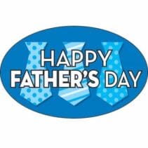 Fathers Day Label - 1 roll of 500 (510478)