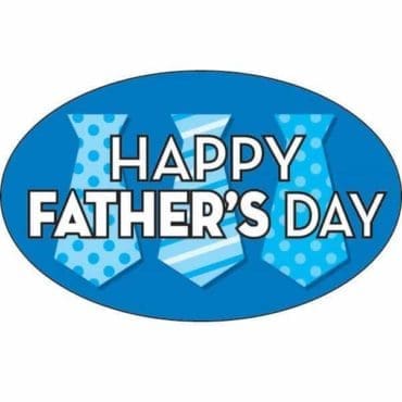 Fathers Day Label - 1 roll of 500 (510478)