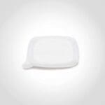 Tamper Resistant Lid for Square Deli Containers