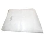 White Retail Bags with Die Cut Handles 16 x 4 x 24 inch - 500 Pack (100741)