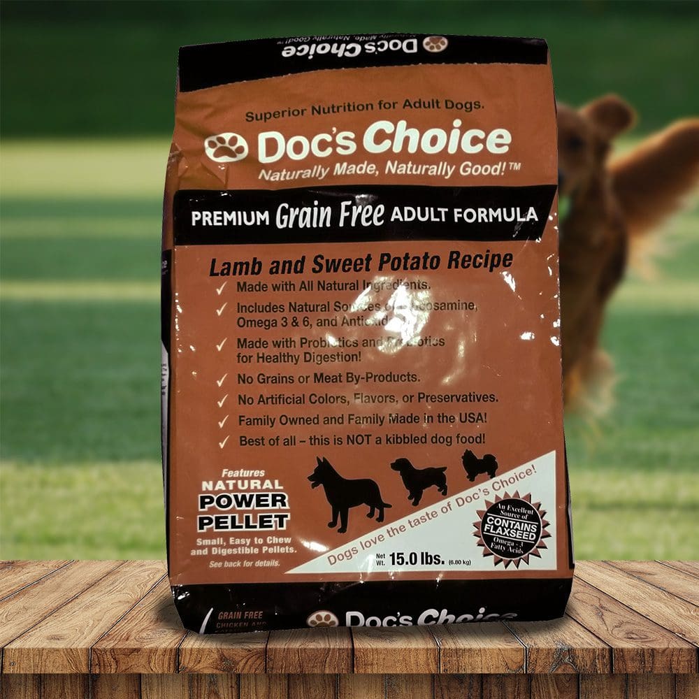 Premium grain free dog food sale