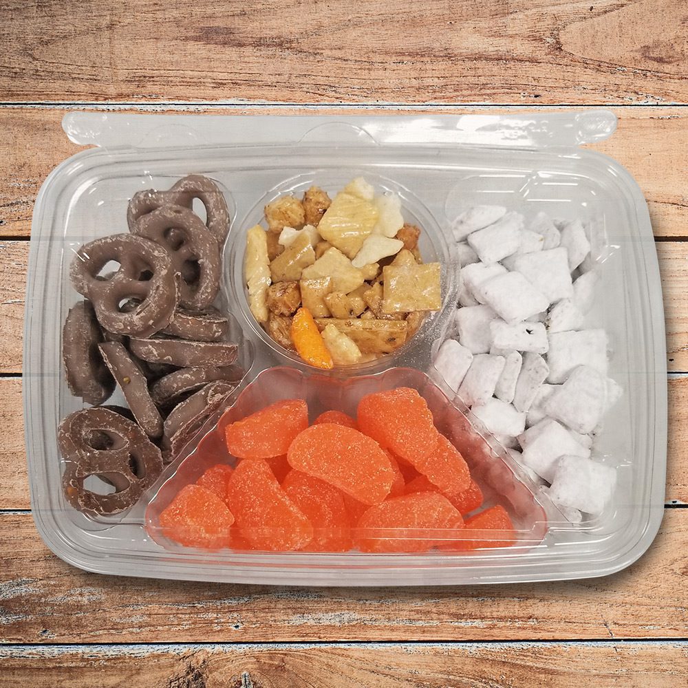 2 Compartment Snack Pack Take Out Containers - 260 Pack (261606)