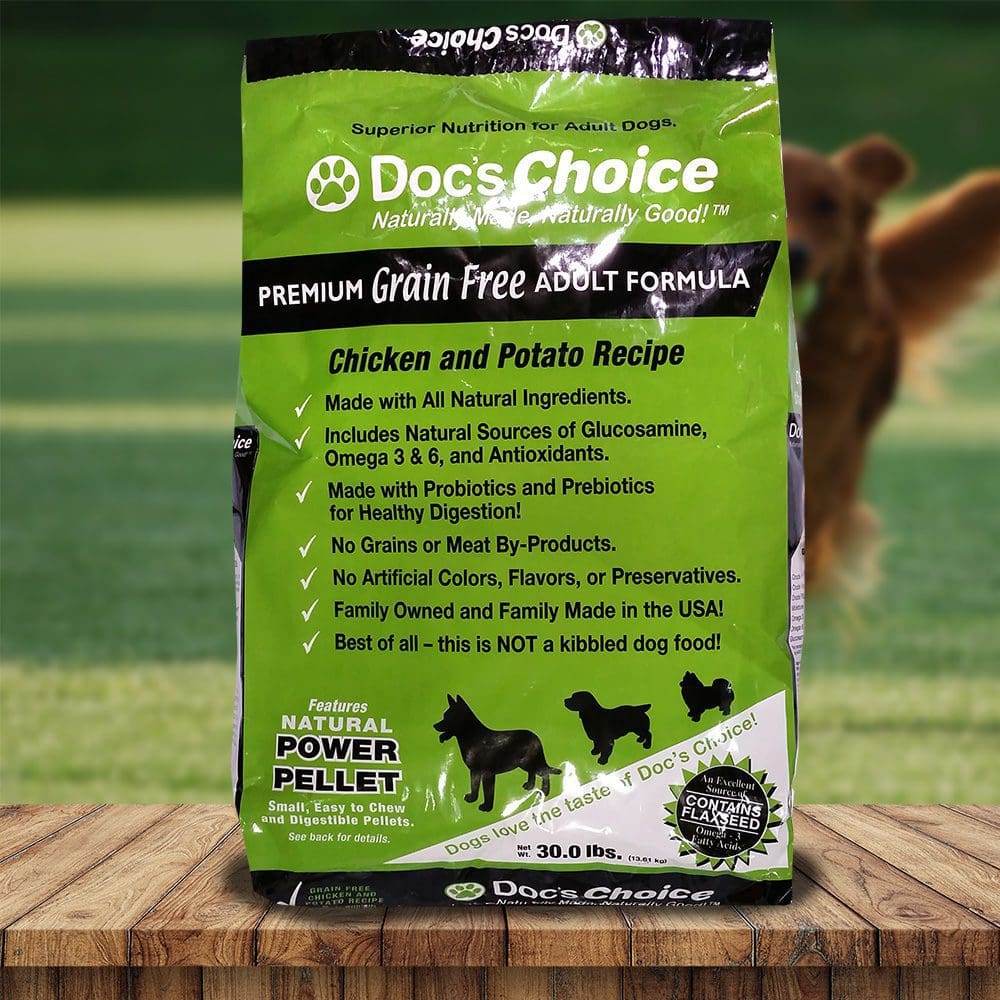 Dog Food | 30 lb Premium Grain Free Chicken & Potato Adult Dog Food