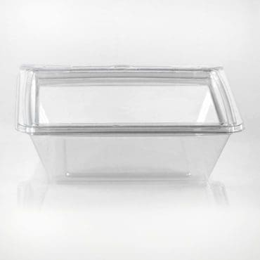 32oz Tamper Evident Large Square Bowl - 140 PACK (261604)