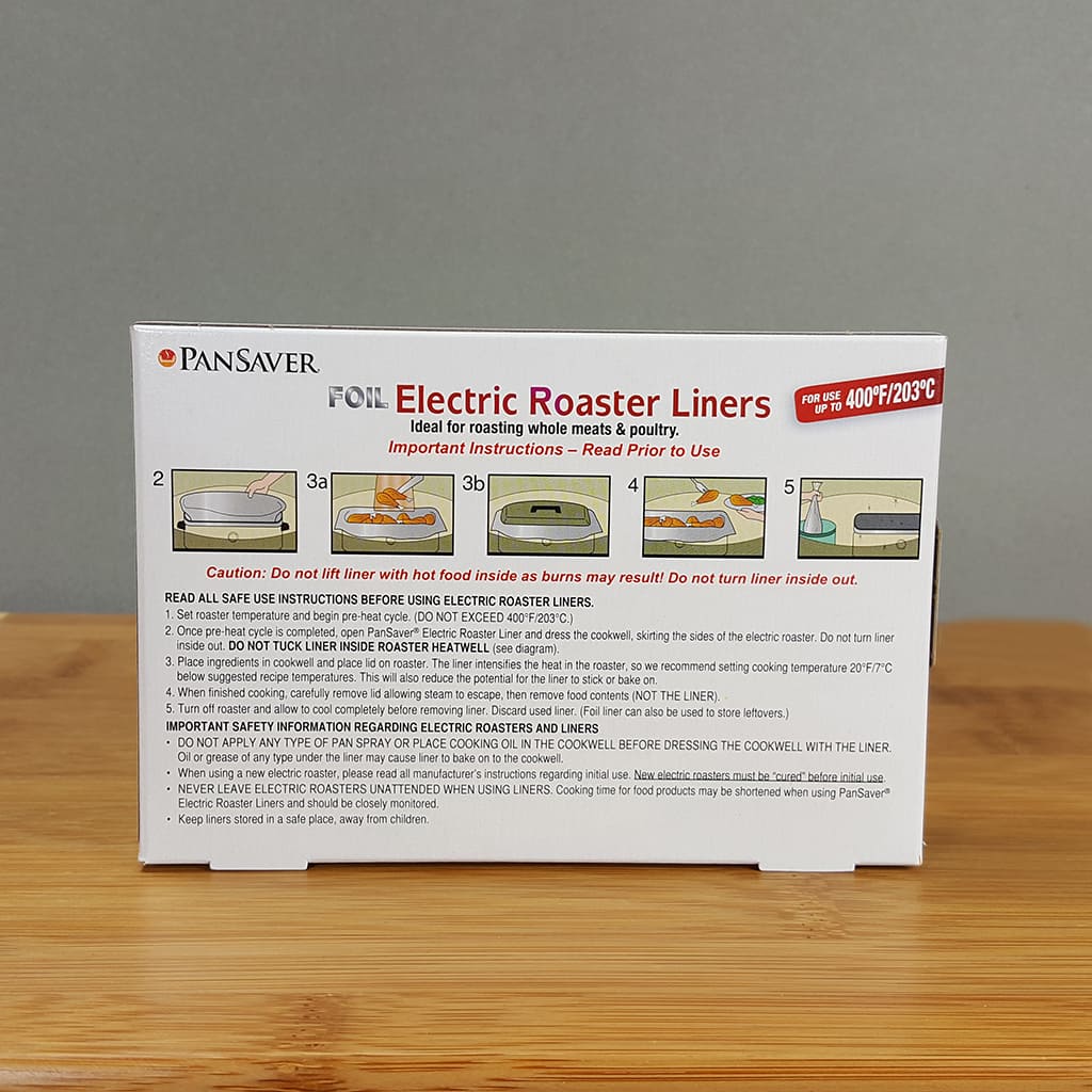 PanSaver Foil Electric Roaster Liner