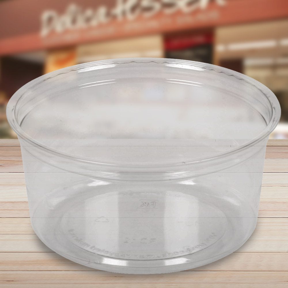 Supermarket Packaging  Plastic PET Deli Containers 16 oz