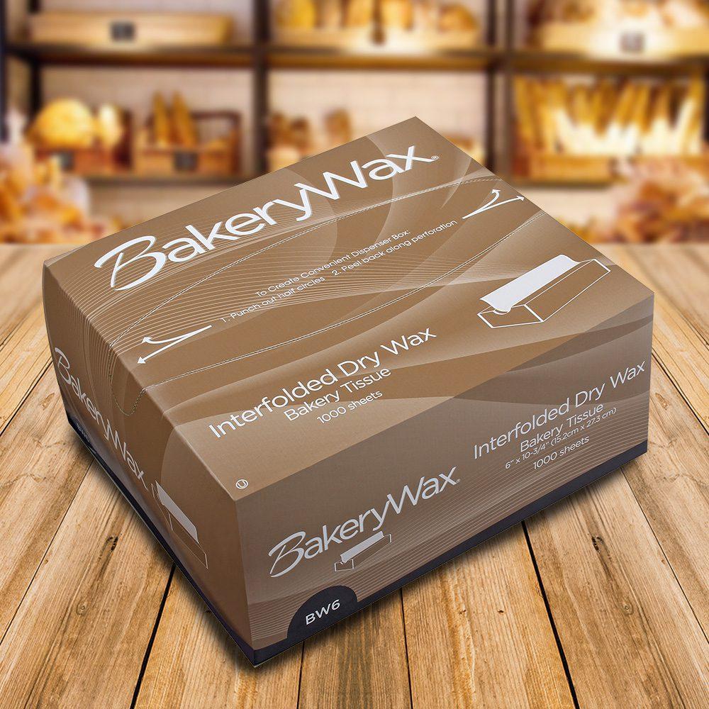 met de klok mee grind middernacht Bakery Sheets | White Wax Tissues 6 x 10.75 inch with dispenser box
