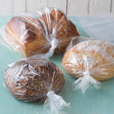 Plastic Bread Bags 8 x 26 +3 - 1000 Pack (100206)