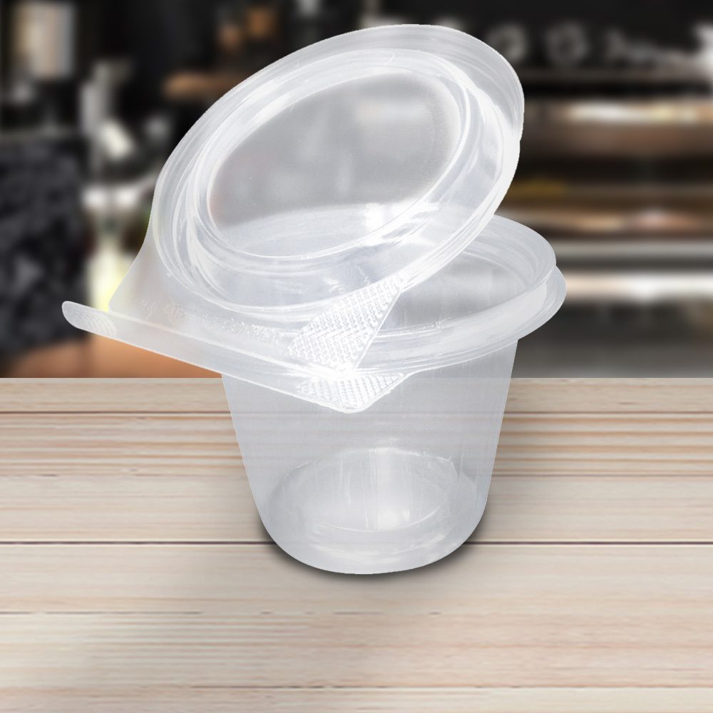 11oz Tamper Evident Flat Sided Parfait Cup