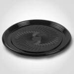 12" Flat Black Bulk Pack Tray Base black