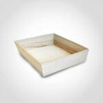 Heavy Duty Wooden Tray - 13 x 13 x 3 inches