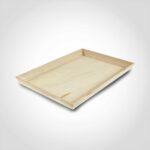 Heavy Duty Wooden Tray - 15.4 x 11.4 x 1.5 inches