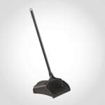 Professional Dust Pan Black with Long Handle