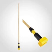 Mop Handle Wood 60” Gripper Clamp Style