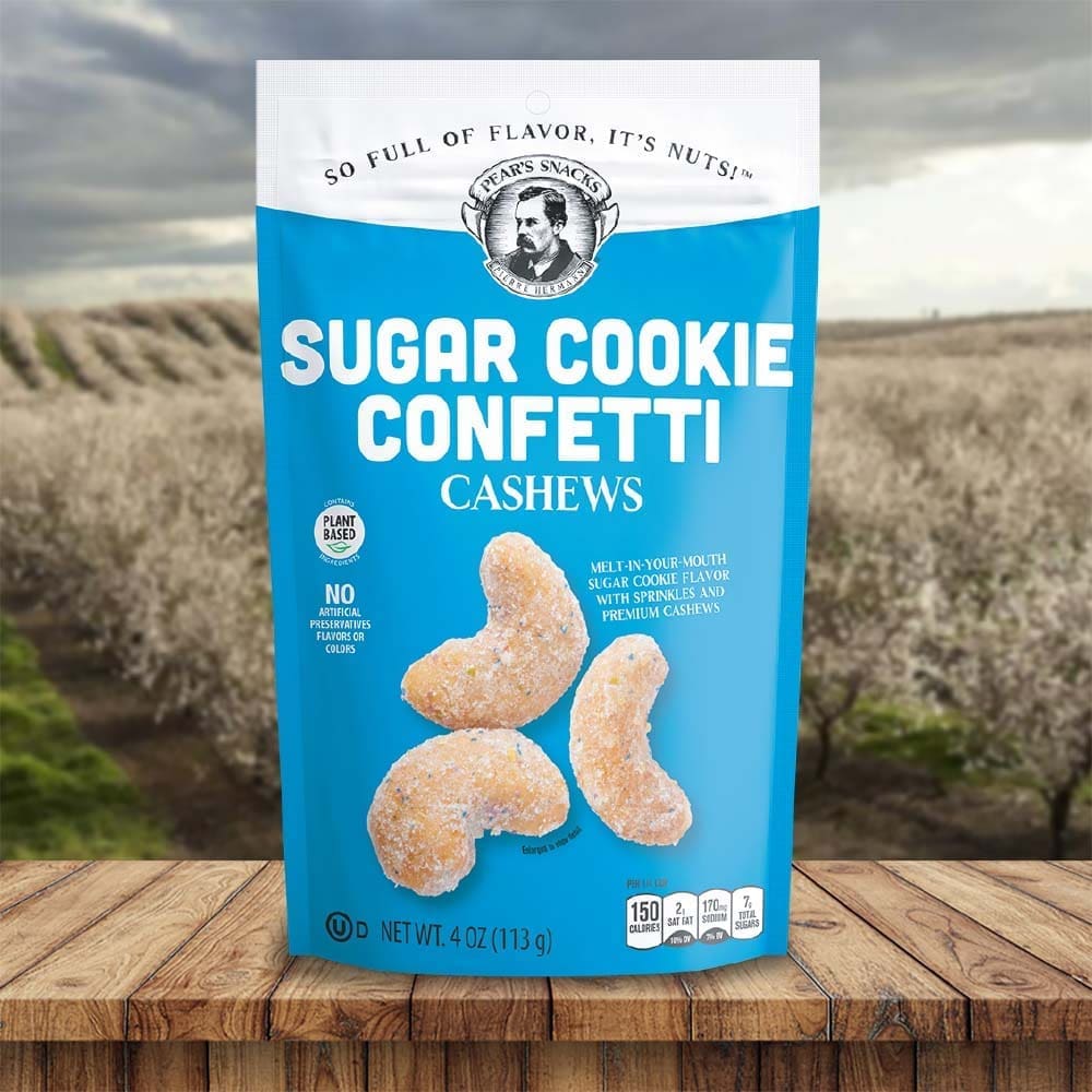 Snack Nuts | Sugar Cookie Confetti Cashews 4oz - 6 PACK